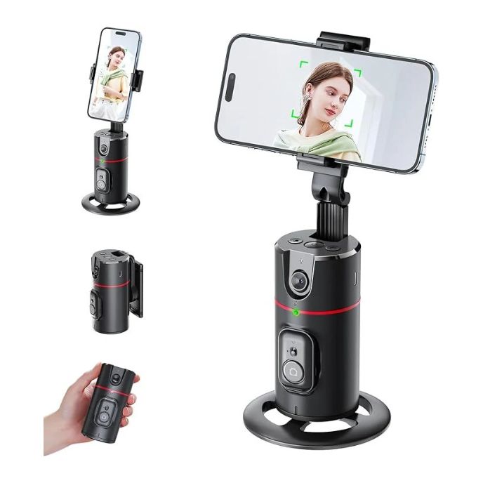 Auto Face Tracking Tripod | حامل هاتف ذكي مع تتبع تلقائي