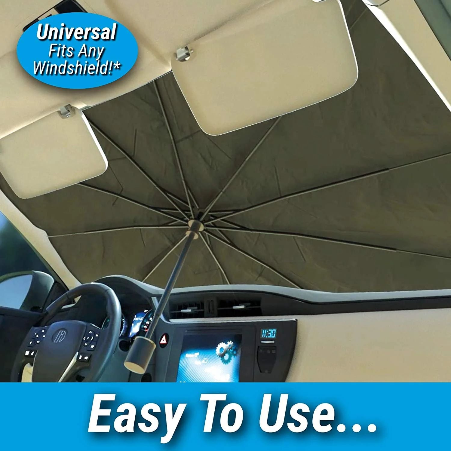 Car Windshield Sun Shade مظلة الشمس للزجاج الأمامي للسيارة